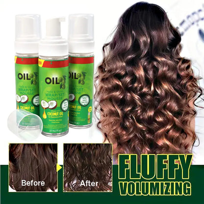 Volumizing Hair Mousse For Women And Men Thickening And Styling Anti-Frizz Foam Mousse Olive Oil Hair Mousse Soft And Shiny Hair